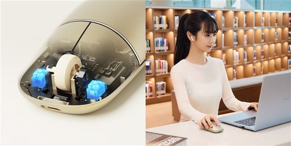 二合一！荣耀亲选悦喔无线元AG真人国际网站耳机鼠标(图3)